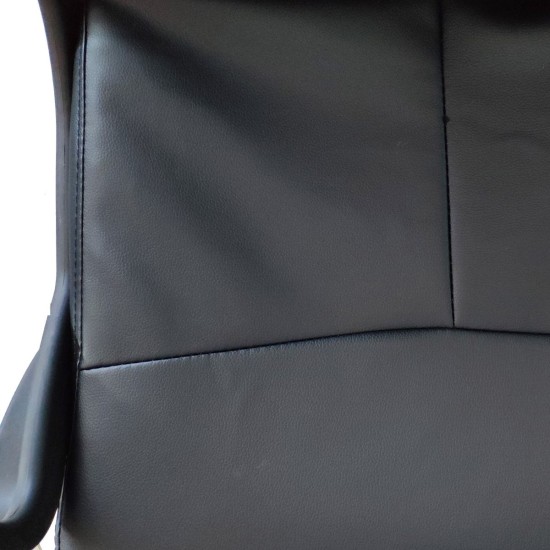 Καρέκλα Γραφείου MEΛITH Μαύρο PU 60x71x105-113cm Καρέκλα Γραφείου MEΛITH Μαύρο PU 60x71x105-113cm