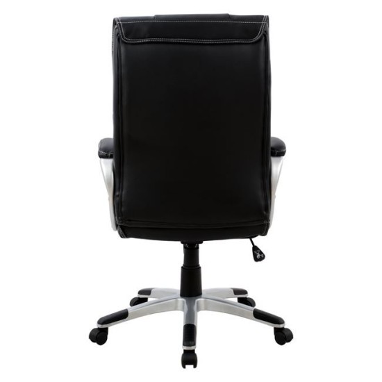 Καρέκλα Γραφείου ΡHNH Μαύρο PU 61.5x69x109-117cm Καρέκλα Γραφείου ΡHNH Μαύρο PU 61.5x69x109-117cm