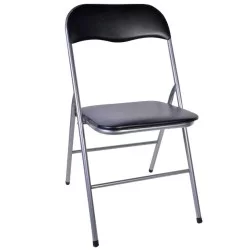 Kαρέκλα πτυσσόμενη  Regale Μαύρο 44x48x82cm