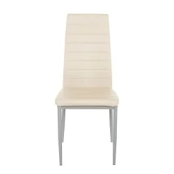 Καρέκλα  ROSE Μπεζ PVC 53x39x96cm