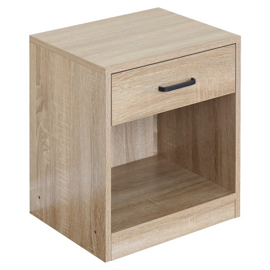 Κομοδίνο  TELANO Δρυς Μοριοσανίδα 40x35x46.5cm