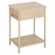 Κομοδίνο  VITORA Άγρια Δρυς MDF/Μελαμίνη/Μέταλλο 40x30x60cm