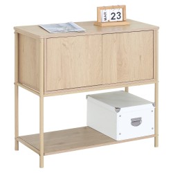 Κονσόλα  MODERA Άγρια Δρυς MDF/Μελαμίνη/Μέταλλο 80x35x76cm