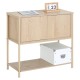 Κονσόλα  MODERA Άγρια Δρυς MDF/Μελαμίνη/Μέταλλο 80x35x76cm