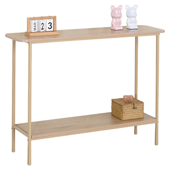 Κονσόλα  VALORA Άγρια Δρυς MDF/Μελαμίνη/Μέταλλο 106x30x80cm