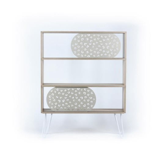 Βιβλιοθήκη ILLIA No 3 Δρυς/Λευκό 94x25x117cm Βιβλιοθήκη ILLIA No 3 Δρυς/Λευκό 94x25x117cm