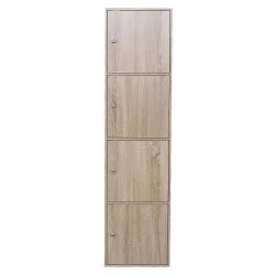 Παπουτσοθήκη  ALVERO Δρυς Μοριοσανίδα/Ξύλο 40x39x157cm