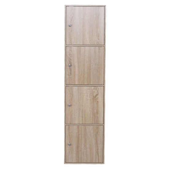 Παπουτσοθήκη  ALVERO Δρυς Μοριοσανίδα/Ξύλο 40x39x157cm