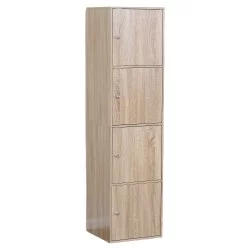 Παπουτσοθήκη  ALVERO Δρυς Μοριοσανίδα/Ξύλο 40x39x157cm