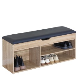 Παπουτσοθήκη  BENARO Δρυς Μοριοσανίδα/Ξύλο 100x30x44cm