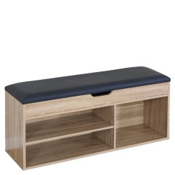 Παπουτσοθήκη  BENARO Δρυς Μοριοσανίδα/Ξύλο 100x30x44cm