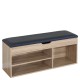 Παπουτσοθήκη  BENARO Δρυς Μοριοσανίδα/Ξύλο 100x30x44cm
