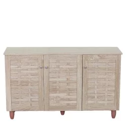 Παπουτσοθήκη  KUBIRA Δρυς Μοριοσανίδα/Ξύλο 114x34x68cm