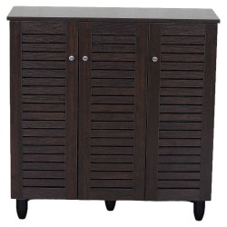 Παπουτσοθήκη  LIVARO Καρυδί Μοριοσανίδα/Ξύλο 87x32x88cm