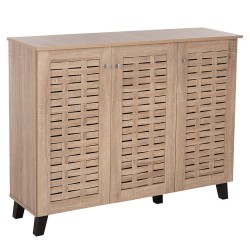 Παπουτσοθήκη  RETANO Δρυς Μοριοσανίδα/Ξύλο 115x34x89cm
