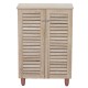 Παπουτσοθήκη  TAVIRO Δρυς Μοριοσανίδα/Ξύλο 60x34x88cm