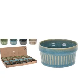 Ταψί Πυρίμαχο  200ml Πορσελάνη Φ9.5x5cm Σε 4 Χρώματα