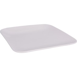 Πιάτο  Λευκό Πορσελάνη 21.3x21.3x2.3cm