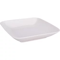 Πιάτο Βαθύ  Λευκό Πορσελάνη 21.7x21.7x4.5cm