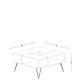 Τραπεζάκι Σαλονιού DONOUSA Δρυς/Μαύρο 80x80x38.6cm Τραπεζάκι Σαλονιού DONOUSA Δρυς/Μαύρο 80x80x38.6cm