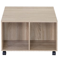 Τραπεζάκι Σαλονιού  LUNARO Δρυς Μοριοσανίδα 60x60x39.5cm