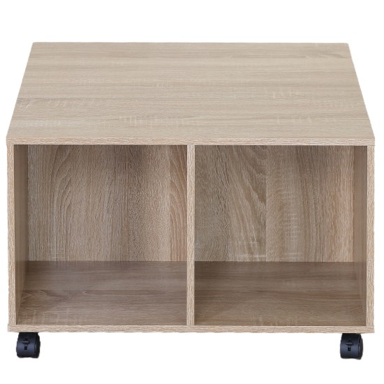 Τραπεζάκι Σαλονιού  LUNARO Δρυς Μοριοσανίδα 60x60x39.5cm