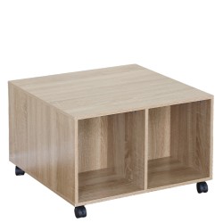 Τραπεζάκι Σαλονιού  LUNARO Δρυς Μοριοσανίδα 60x60x39.5cm