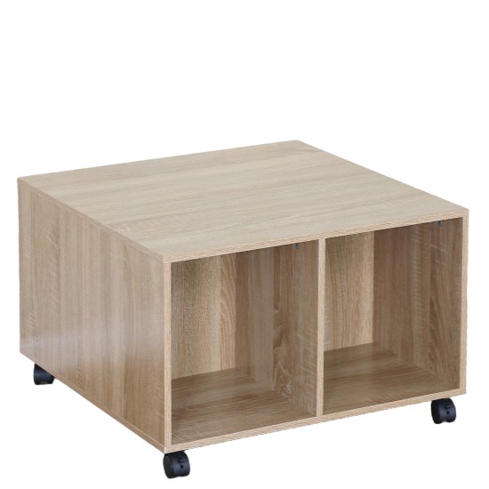 Τραπεζάκι Σαλονιού  LUNARO Δρυς Μοριοσανίδα 60x60x39.5cm