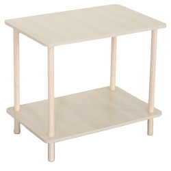 Βοηθητικό Τραπεζάκι  RENITA Δρυς MDF/Ξύλο 60x40x52.5cm