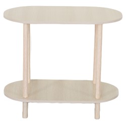 Βοηθητικό Τραπεζάκι  TIRENA Δρυς MDF/Ξύλο 60x30x52.5cm
