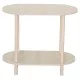 Βοηθητικό Τραπεζάκι  TIRENA Δρυς MDF/Ξύλο 60x30x52.5cm