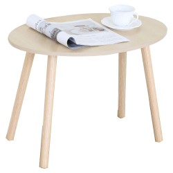 Βοηθητικό Τραπεζάκι  VELIRA Δρυς MDF/Ξύλο 60x40x41.5cm