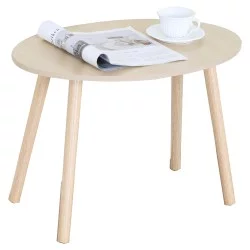Βοηθητικό Τραπεζάκι  VELIRA Δρυς MDF/Ξύλο 60x40x41.5cm