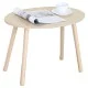 Βοηθητικό Τραπεζάκι  VELIRA Δρυς MDF/Ξύλο 60x40x41.5cm