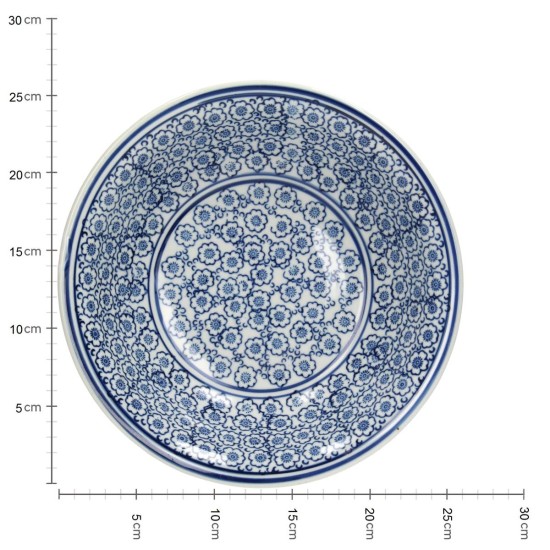 Μπολ Μπλε Πορσελάνη 26x26x7cm Μπολ Μπλε Πορσελάνη 26x26x7cm