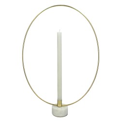 Κηροπήγιο  Χρυσό Μέταλλο 38x8x40cm Κηροπήγιο  Χρυσό Μέταλλο 38x8x40cm