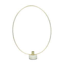 Κηροπήγιο  Χρυσό Μέταλλο 38x8x40cm Κηροπήγιο  Χρυσό Μέταλλο 38x8x40cm