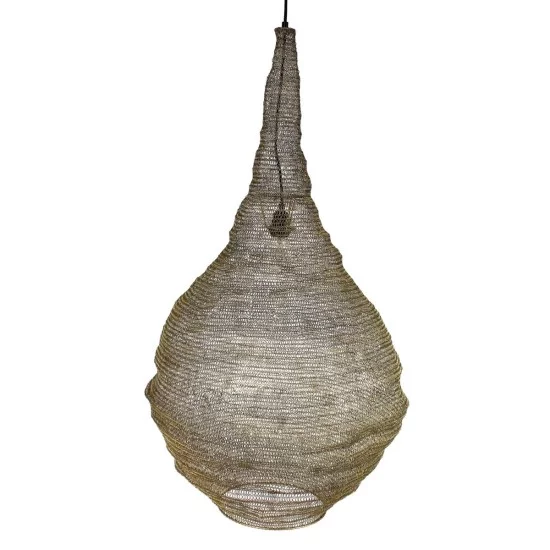 Φωτιστικό Κρεμαστό Χρυσό Μέταλλο 61x61x97cm Φωτιστικό Κρεμαστό Χρυσό Μέταλλο 61x61x97cm