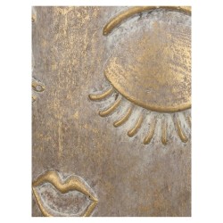 Κασπώ  Πρόσωπο Χρυσό Τσιμέντο 17.5x17.5x25cm Κασπώ  Πρόσωπο Χρυσό Τσιμέντο 17.5x17.5x25cm