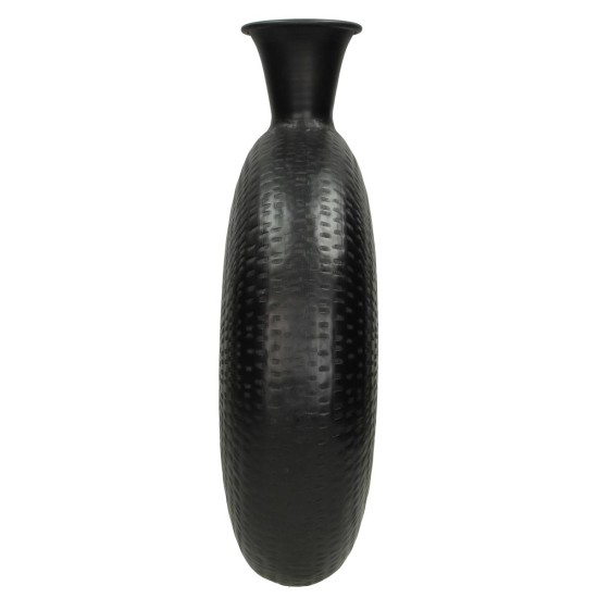 Βάζο Μαύρο Μέταλλο 34x12x41cm Βάζο Μαύρο Μέταλλο 34x12x41cm