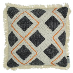 Μαξιλάρι  Μαύρο Βαμβακερό 45x45cm Μαξιλάρι  Μαύρο Βαμβακερό 45x45cm