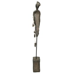 Διακοσμητικό  Φιγούρα Μαύρο Polyresin 7.5x7.5x46.5cm Διακοσμητικό  Φιγούρα Μαύρο Polyresin 7.5x7.5x46.5cm