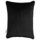 Μαξιλάρι Με Σχέδιο Τριαντάφυλλο Μαύρο Polyester 43x43cm Μαξιλάρι Με Σχέδιο Τριαντάφυλλο Μαύρο Polyester 43x43cm