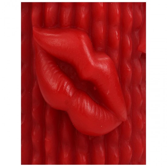 Κερί ArteLibre Χείλη Κόκκινο 7.3x7.3x15cm - ART-05152305