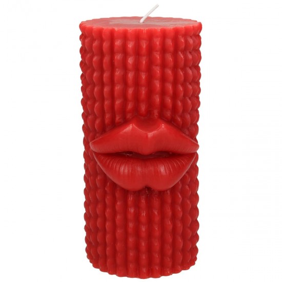 Κερί ArteLibre Χείλος Κόκκινο 7.3x7.3x15cm - ART-05152306