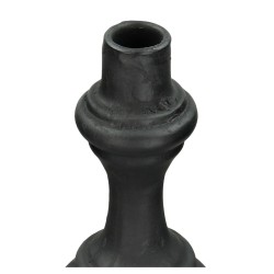 Κηροπήγιο  Μαύρο Polyresin 13x13x44cm Κηροπήγιο  Μαύρο Polyresin 13x13x44cm
