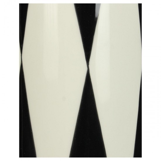 Βάζο ArteLibre Με Σχέδιο Μαύρο Δολομίτης 11x11x39cm - ART-05152417