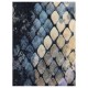 Μαξιλάρι ArteLibre Δέρμα Φιδιού Μπλε Βελούδο 40x60cm - ART-05152466