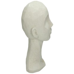 Διακοσμητικό  Κεφάλι Λευκό Polyresin 17.5x15.5x28.4cm Διακοσμητικό  Κεφάλι Λευκό Polyresin 17.5x15.5x28.4cm