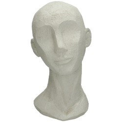 Διακοσμητικό  Κεφάλι Λευκό Polyresin 17.5x15.5x28.4cm Διακοσμητικό  Κεφάλι Λευκό Polyresin 17.5x15.5x28.4cm